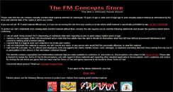 Desktop Screenshot of fmstore.com